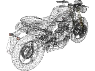 Triumph Speed Triple 3D Model preview