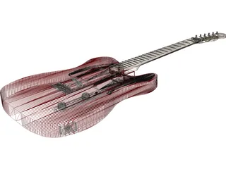 Fender Telecaster 3D Model preview