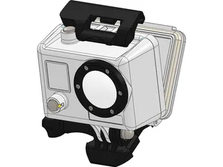 Gopro Hero2 3D Model preview