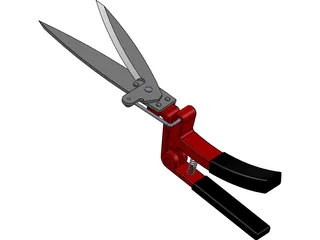 Garden Scissors 3D Model preview