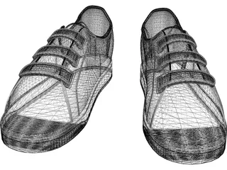 Sport Shoes 3D Model preview