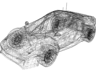 Lancia Stratos Fenomenon Concept (2005) 3D Model preview