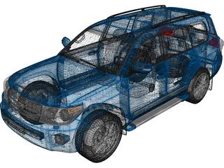 Toyota Land Cruiser (2013) 3D Model preview