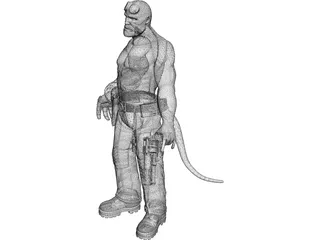 Hellboy 3D Model preview