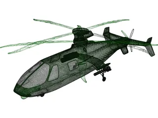 Sikorsky S-97 3D Model preview