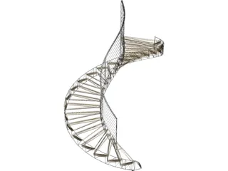Stair 3D Model preview