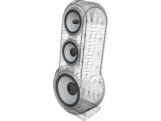 Speaker 3D Model preview