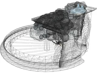 Fountain 3D Model preview