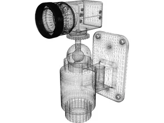 Security Camera 3D Model preview