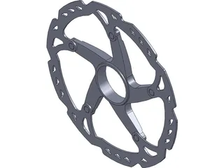 Shimano Disc 160 Centerlock XTR 3D Model preview