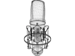 Marshall Electronics Microphone 3D Model preview