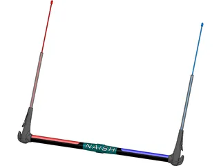 Naish Kitesurf Kite Bar 2002 3D Model preview