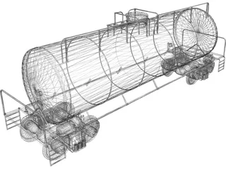 Tanker 3D Model preview