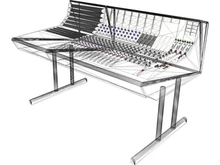 API 1608 Console 3D Model preview