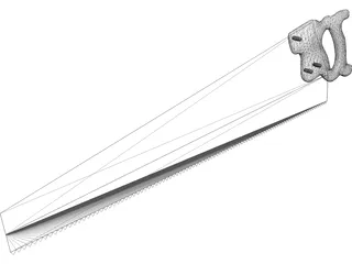 Saw 3D Model preview