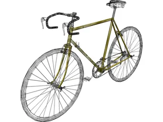 Road Bike 3D Model preview