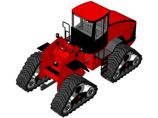 Tractor 3D Model preview