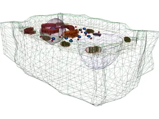 Plant Cell 3D Model preview