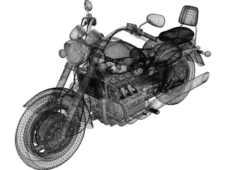 Honda Valkyrie F6C 3D Model preview
