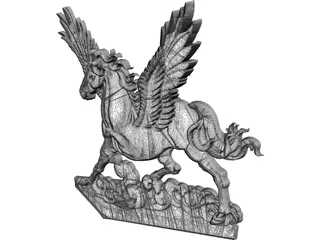 Pegasus 3D Model preview