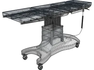 Surgical Table 3D Model preview