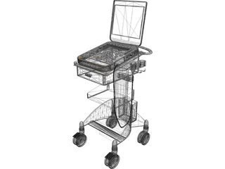 CX50 Ultrasound 3D Model preview