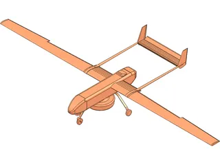 UAV VKT Drone 3D Model preview