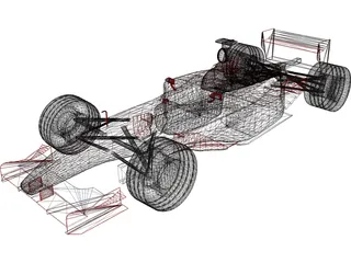 Ferrari F1 (2007) 3D Model preview