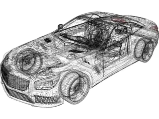 Mercedes-Benz SL500 3D Model preview