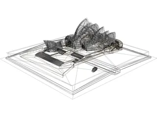 Sydney Opera House 3D Model preview