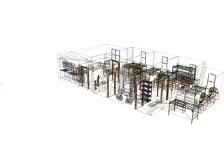 O`Connor Hall Dorm at Embry-Riddle Aeronautical University 3D Model preview