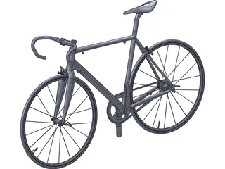 Road Bike 3D Model preview
