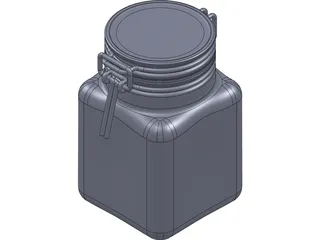 Weck Jar 3D Model preview