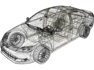 Volkswagen Jetta (2011) 3D Model preview