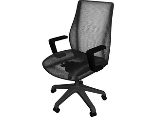 Conference Room Chair 3D Model preview