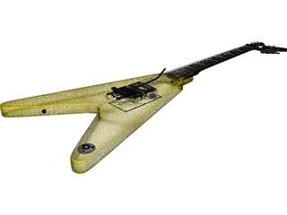 Electric Guitar 3D Model preview