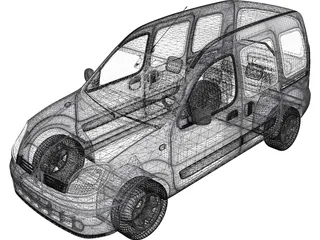 Renault Kangoo 3D Model preview