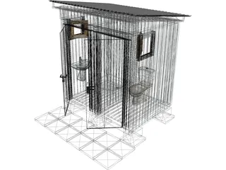 Street WC 3D Model preview