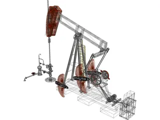 Oil Pump 3D Model preview