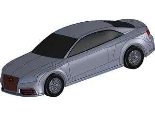 Audi RS5 3D Model preview