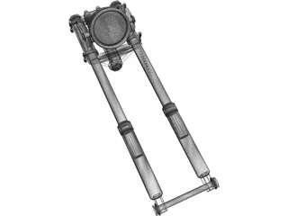 Motorcycle Fork 3D Model preview