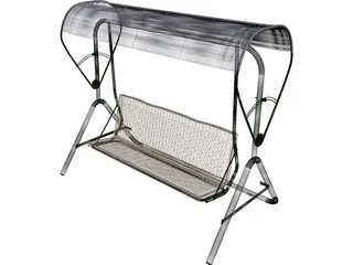 Bench 3D Model preview