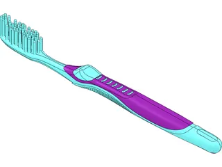 Toothbrush Common 3D Model preview