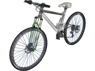 Mountain Bike 3D Model preview