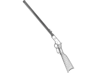Henry Rifle 3D Model preview
