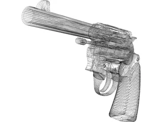 Smith&Wesson Police Model 1917 3D Model preview