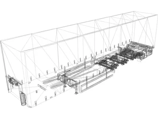 Kogel Maxx Trailer 3D Model preview