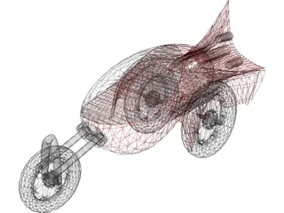 Future Car 3D Model preview