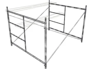 Scaffolding 3D Model preview