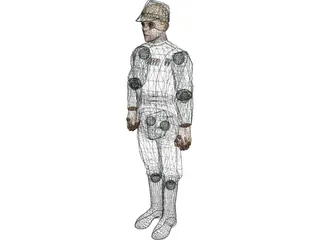 Star Wars Imperial Officer 3D Model preview